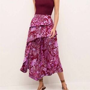 Marie Oliver NWT Tilda Tiered Midi Skirt Women’s Size 10